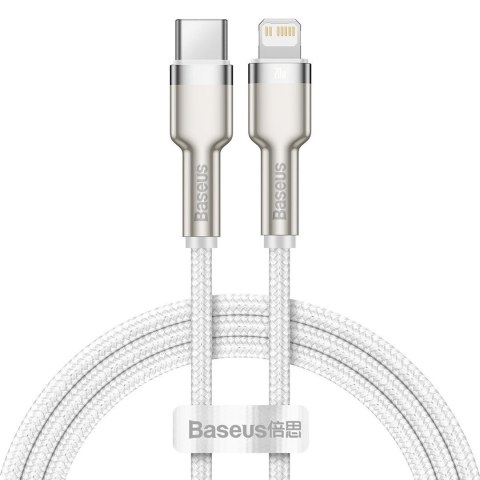 Baseus BASEUS KABEL USB-C LIGHTNING CAFULE PD 1M BIAŁY