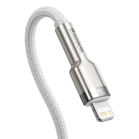 Baseus BASEUS KABEL USB-C LIGHTNING CAFULE PD 1M BIAŁY
