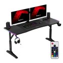 Huzaro Biurko gamingowe Huzaro Hero 4.6 RGB Black Huzaro Biurko gamingowe Huzaro Hero 4.6 RGB Black