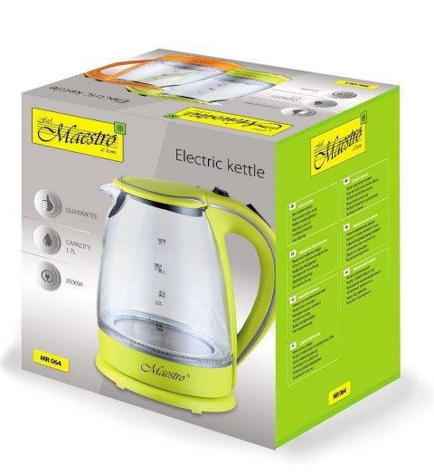 Maestro Czajnik elektryczny 1,7l MR-064-GREEN MAESTRO
