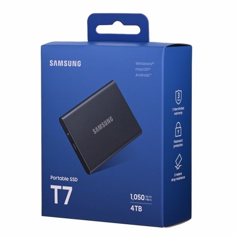 Samsung Dysk SSD Samsung T7 4TB Szary Samsung Dysk SSD Samsung T7 4TB Szary