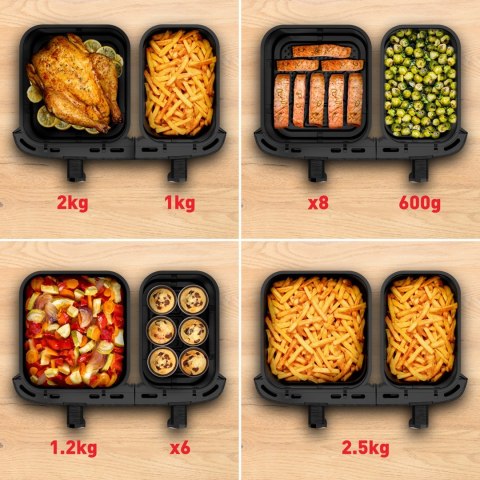 Tefal Frytkownica beztłuszczowa TEFAL DualEasy EY942HE0