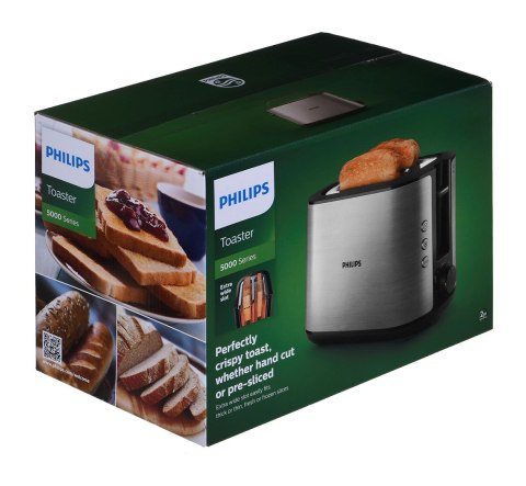 Philips Toster Philips Viva Collection HD2650/90 (950W; kolor srebrny)