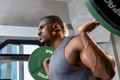 SHOKZ Słuchawki bezprzewodowe kostne Shokz OpenSwim Pro Grey