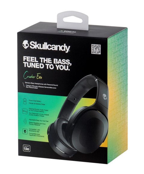 Skullcandy Słuchawki Skullcandy Crusher Evo Wireless True Black
