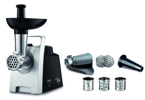 Tefal Maszynka do mielenia mięsa Tefal NE109838 (1400W; chrom, kolor srebrny) Tefal Maszynka do mielenia mięsa Tefal NE109838 (1400W; chrom, kolor srebrny)