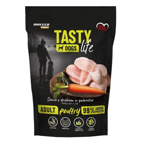 BIOFEED BIOFEED Tasty dog life drób 90% saszetka 500g BIOFEED BIOFEED Tasty dog life drób 90% saszetka 500g