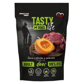 BIOFEED BIOFEED Tasty dog life jeleń 90% saszetka 500g