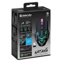 Defender DEFENDER MYSZ GAMINGOWA KATANA GM-511 RF 3200DPI 7P CZARNA 52511 Defender DEFENDER MYSZ GAMINGOWA KATANA GM-511 RF 3200DPI 7P CZARNA 52511