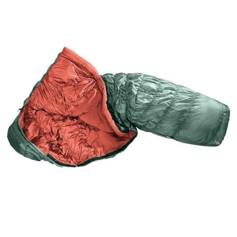 Deuter Damski śpiwór syntetyczny Deuter Exosphere +4° SL - Lewy Sage-Redwood Deuter Damski śpiwór syntetyczny Deuter Exosphere +4° SL - Lewy Sage-Redwood