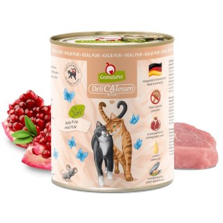 Fox4Pets GranataPet DeliCatessen cielęcina PUR karma mokra dla kota 800g