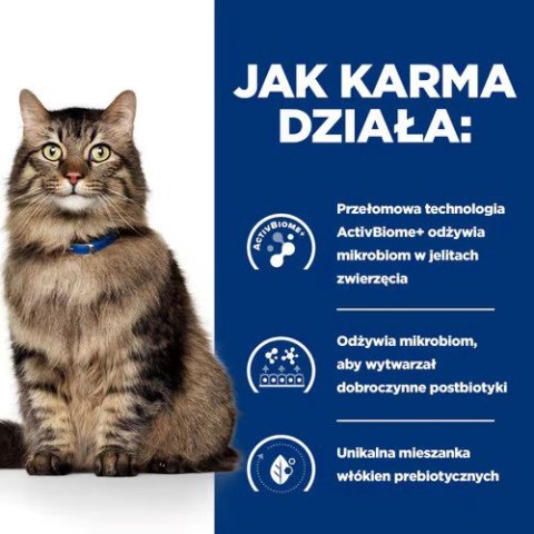 Hill's HILL'S Prescription Diet Gastrointestinal Biome Feline z kurczakiem - sucha karma wspomagająca trawienie dla kota - 1,5 kg