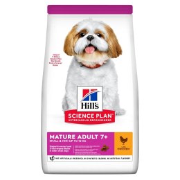 Hill's HILL'S SCIENCE PLAN Canine Mature Adult Small & Mini - sucha karma z kurczakiem dla psów starszych małych ras - 1,5 kg