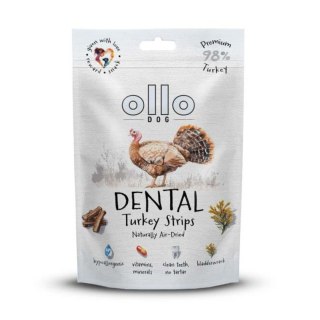 OLLO Ollo Air Dried Dental Turkey Strips dla psa 80g
