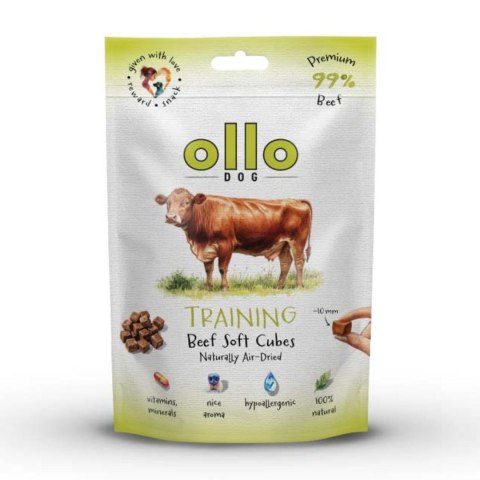 OLLO Ollo Air Dried Training Beef Cubes dla psa 80g