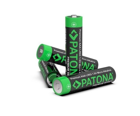 PATONA PATONA Premium AAA Micro LR03 - 10x baterii alkalicznych 1.5V PATONA PATONA Premium AAA Micro LR03 - 10x baterii alkalicznych 1.5V