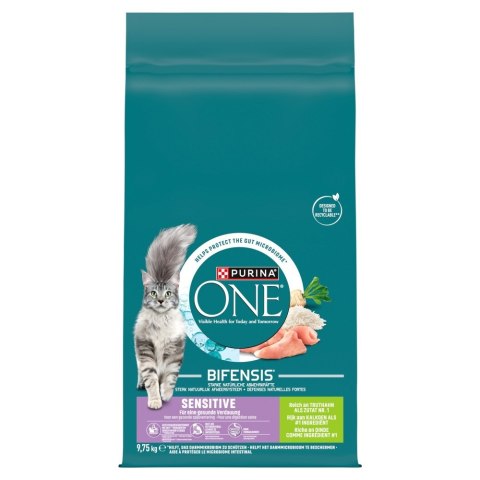 PURINA NESTLE PURINA ONE SENSITIVE Cat Turkey & Rice 9,75kg