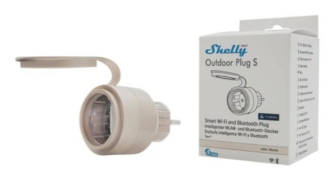Shelly Inteligentne gniazdko zewnętrzne WiFi Shelly Outdoor Plug S Gen3 Shelly Inteligentne gniazdko zewnętrzne WiFi Shelly Outdoor Plug S Gen3