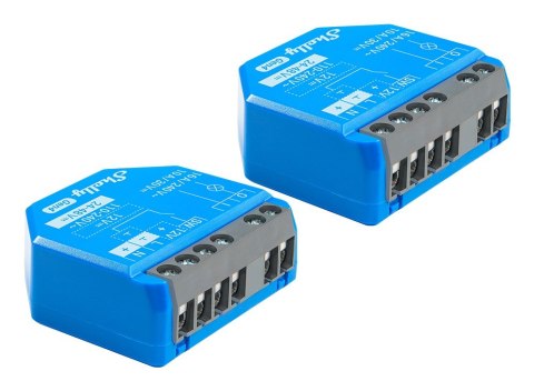 Shelly Przekaźnik WiFi jednokanałowy Shelly 1 Gen4 2-pack Shelly Przekaźnik WiFi jednokanałowy Shelly 1 Gen4 2-pack