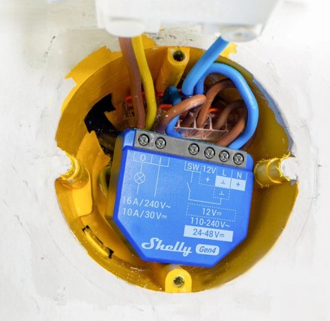 Shelly Przekaźnik WiFi jednokanałowy Shelly 1 Gen4 2-pack Shelly Przekaźnik WiFi jednokanałowy Shelly 1 Gen4 2-pack