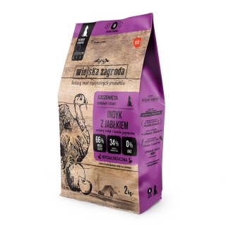 Wiejska zagroda Wiejska Zagroda Indyk z jabłkiem karma sucha dla psa 2kg