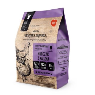 Wiejska zagroda Wiejska Zagroda Kurczak z kaczką karma sucha dla kota 400g