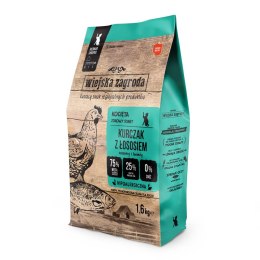 Wiejska zagroda Wiejska Zagroda Kurczak z łososiem karma sucha dla kota 1,6kg