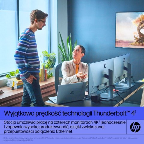 Hewlett-Packard Stacja dokujaca HP Thunderbolt Dock G4 USB-C 120W Hewlett-Packard Stacja dokujaca HP Thunderbolt Dock G4 USB-C 120W