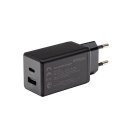 PATONA PATONA Premium Ładowarka GaN PD45W 1xUSB-C 1xUSB-A PD3.0 QC3.0 czarna PATONA PATONA Premium Ładowarka GaN PD45W 1xUSB-C 1xUSB-A PD3.0 QC3.0 czarna