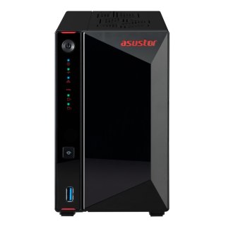 ASUSTOR NAS Asustor AS5402T; Tower; 2x (3.5" SATA HDD/ 2.5" SSD); Intel Celeron N5105, 4GB DDR4 SODIMM (max. 16GB), 2x 2.5GbE, 4x M.2 22
