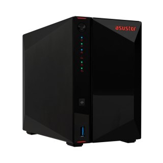 ASUSTOR NAS Asustor AS5402T; Tower; 2x (3.5" SATA HDD/ 2.5" SSD); Intel Celeron N5105, 4GB DDR4 SODIMM (max. 16GB), 2x 2.5GbE, 4x M.2 22