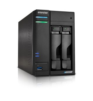 ASUSTOR NAS Asustor AS6702T; Tower; 2x (3.5" SATA HDD/ 2.5" SSD); Intel Celeron N510; 4GB DDR4 SODIMM (max. 16GB), 2x 2.5Gb, 4x M.2 2280