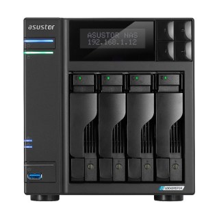 ASUSTOR NAS Asustor AS6704T; Tower; 4x (3.5" SATA HDD/ 2.5" SSD); Intel Celeron N5105; 4GB DDR4 SODIMM (max. 16GB), 2x 2.5GbE, 4x M.2 22