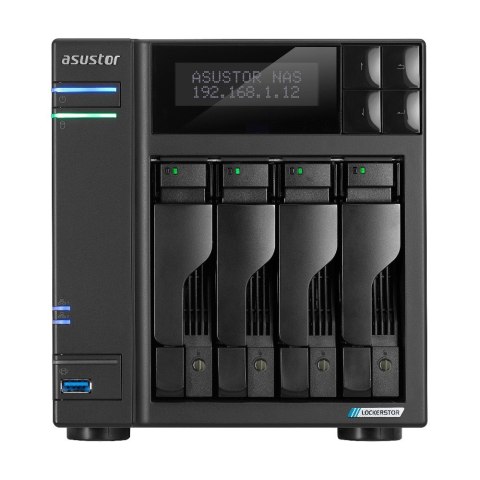 ASUSTOR NAS Asustor AS6704T; Tower; 4x (3.5" SATA HDD/ 2.5" SSD); Intel Celeron N5105; 4GB DDR4 SODIMM (max. 16GB), 2x 2.5GbE, 4x M.2 22 ASUSTOR NAS Asustor AS6704T; Tower; 4x (3.5" SATA HDD/ 2.5" SSD); Intel Celeron N5105; 4GB DDR4 SODIMM (max. 16GB), 2x 2.5GbE, 4x M.2 22