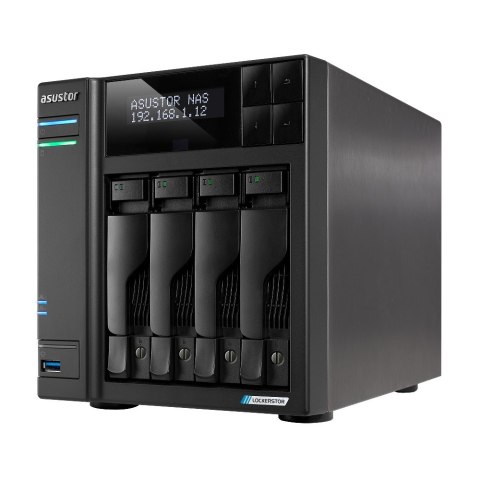 ASUSTOR NAS Asustor AS6704T; Tower; 4x (3.5" SATA HDD/ 2.5" SSD); Intel Celeron N5105; 4GB DDR4 SODIMM (max. 16GB), 2x 2.5GbE, 4x M.2 22 ASUSTOR NAS Asustor AS6704T; Tower; 4x (3.5" SATA HDD/ 2.5" SSD); Intel Celeron N5105; 4GB DDR4 SODIMM (max. 16GB), 2x 2.5GbE, 4x M.2 22