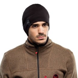 Buff BUFF Czapka MERINO LIGHTWEIGHT BEANIE SOLID BLACK onesize Standard