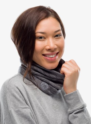 Buff Chusta wielofunkcyjna Buff Merino Heavyweight, multistripes fog grey
