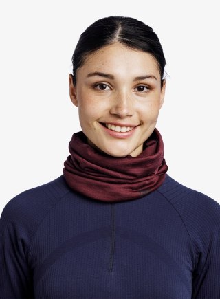 Buff Chusta wielofunkcyjna Buff Merino Lightweight, solid garnet