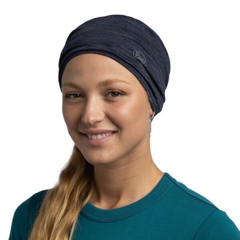 Buff Bandana BUFF MERINO LIGHTWEIGHT SOLID SOLID NIGHT BLUE