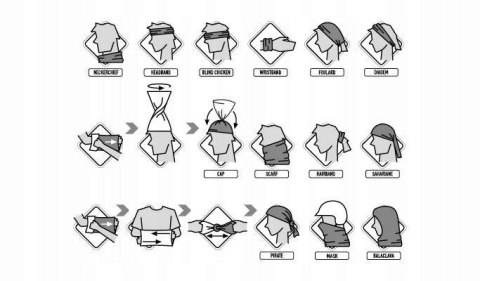 Buff Bandana BUFF MERINO LIGHTWEIGHT SOLID SOLID NIGHT BLUE