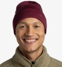 Buff Czapka BUFF HEAVYWEIGHT MERINO WOOL LOOSE HAT SOLID TIBETAN RED