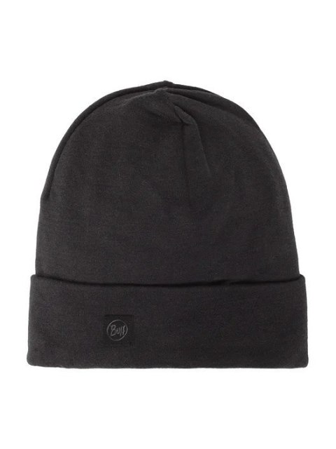 Buff Czapka BUFF MERINO HEAVYWEIGHT BEANIE SOLID BLACK