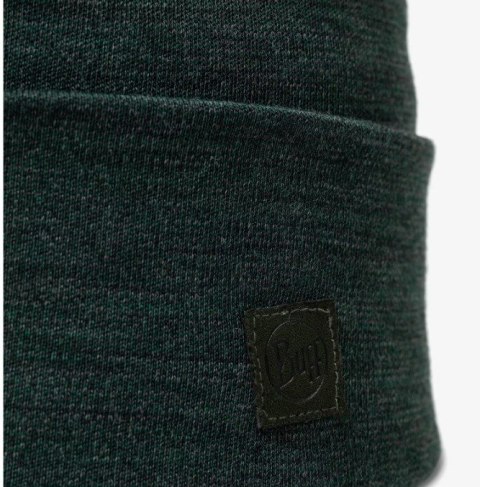Buff Czapka BUFF MERINO HEAVYWEIGHT BEANIE SOLID FOREST
