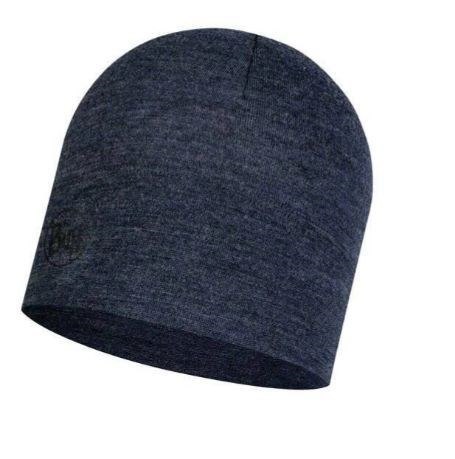 Buff Czapka BUFF MERINO MIDWEIGHT BEANIE MELANGE NIGHT BLUE