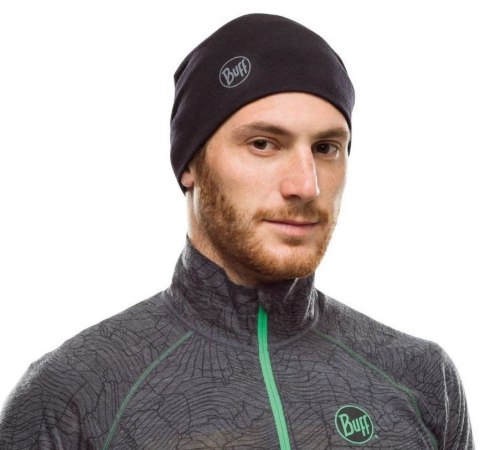 Buff Czapka BUFF MERINO MIDWEIGHT BEANIE SOLID BLACK