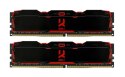 GoodRam GOODRAM DDR4 16GB PC4-25600 (3200MHz) 16-20-20 DUAL CHANNEL KIT IRDM X BLACK 1024x8
