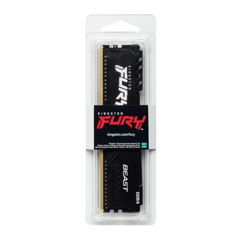 Kingston KINGSTON 16GB 3200MHz DDR4 CL16 DIMM FURY Beast Black KF432C16BB1/16