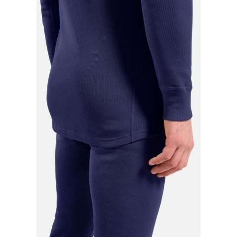 Odlo Bielizna termoaktywna z długim rękawem Odlo BL TOP crew neck l/s ACTIVE WARM roz. L Niebieska