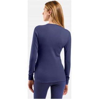Odlo Koszulka termoaktywna damska z długim rękawem Odlo BL TOP Active Warm rozmiar M, niebieska