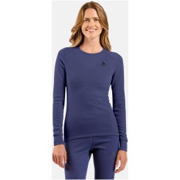 Odlo Bielizna termoaktywna z długim rękawem Odlo BL TOP crew neck l/s ACTIVE WARM roz. M Niebieska